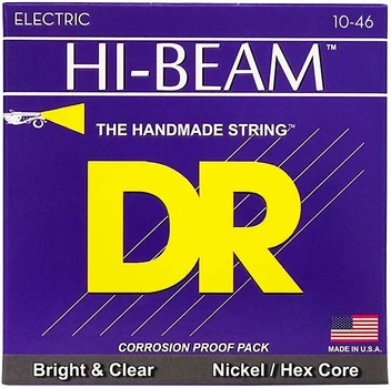 Струны для электрогитары DR STRINGS HI-BEAM ELECTRIC - MEDIUM (10-46)