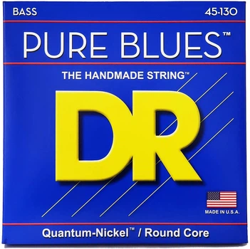 Струны для бас-гитары DR STRINGS PURE BLUES BASS - MEDIUM - 5-STRING (45-130)