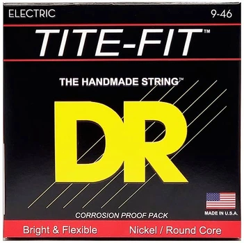 Струны для электрогитары DR STRINGS TITE-FIT ELECTRIC - LIGHT HEAVY (9-46)