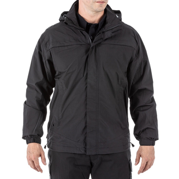 Куртка тактическая для штормовой погоды 5.11 Tactical TacDry Rain Shell Black 2XL (48098-019)