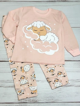 Пижама утепленная Flamingo бежевый 104 см 329-028