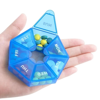 Таблетниця Semi 7Days Mini Pill Box, Blue