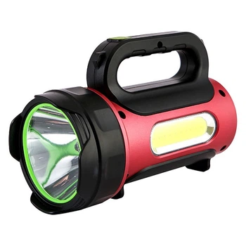 Ручний Акумуляторний Світлодіодний Ліхтарик LED Solar Lamp HEL-T93 | 800 mAh, Бічна LED Панель, 1 COB, 12г