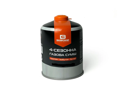 Газовий балон BaseCamp 4 Season Gas 450 г (BCP 70400)