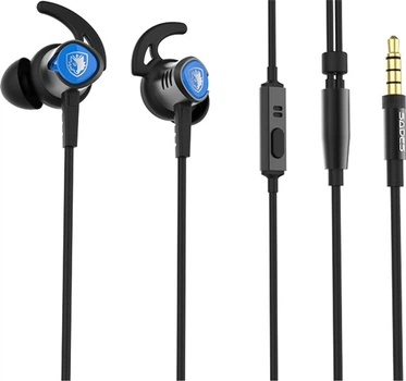 Słuchawki Sades SA-606 Wings 20 Black/Blue (SA-606/BK)