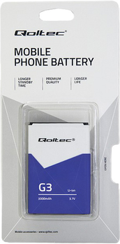 Акумулятор Qoltec для LG BL-53YH G3 3000 mAh (5901878520179)