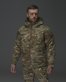 Тактична куртка чоловіча BEZET Штурм 9764 3XL Камуфляжна (2000137543386)