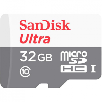 Карта памяти SanDisk 32GB microSD class 10 Ultra Light (SDSQUNR-032G-GN3MN) (160237)