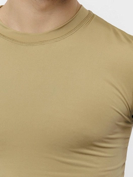 Мужская тактическая футболка M цвет бежевый Flas ЦБ-00215127