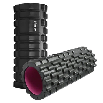 Ролик масажний Power System Fitness Foam Roller PS-4050 33*15 см Чорно-рожевий