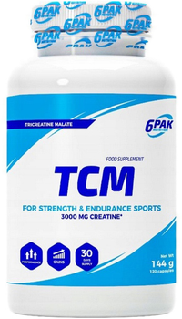 Дієтична добавка 6PAK Nutrition TCM 3000 мг 120 капсул (5902811815710)