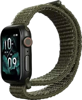 Pasek Beline Nylon do Apple Watch Series 1/2/3/4/5/6/7/8/SE/SE2/Ultra 42-49 mm Cargo Khaki (5904422911737)