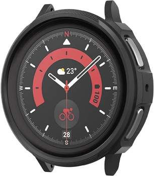 Etui Spigen Liquid Air ACS05185 do Samsung Galaxy Watch 5 Pro 45 mm Czarny (8809811867251)