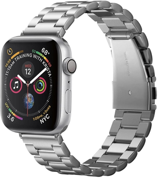 Ремінець Spigen Modern Fit Band 062MP25404 для Apple Watch Series 1/2/3/4/5/6/7/8/9/SE/SE2/Ultra 42-49 мм Silver (8809613768831)