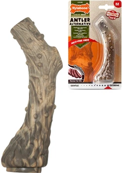 Іграшка Ріг зі смаком оленини Nylabone Antler Venison Extreme M для собак до 16 кг (18214833673)