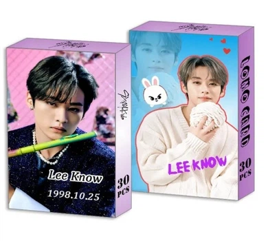 Карточки Stray kids 30 шт leebit кролик стрей кидс к поп k pop lomo бродячие дети ломо арт 1