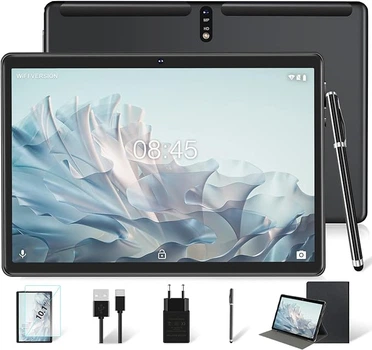 Планшет 10.1" MEBERRY M7 4/64Gb 8 ядер Android 10 8000mAh Черный