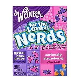 Драже Nerds Wonka со вкусом винограда и клубники Grape Strawberry 46.7 г
