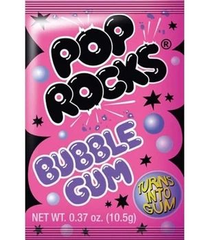 Драже шипучка Pop Rocks із фруктовим смаком Crackling Gum 9.5 г