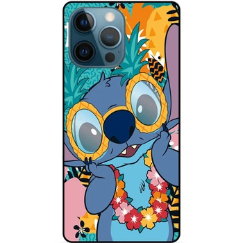 Силиконовый бампер чехол Candy для Iphone 12 Pro с рисунком Стич Stitch