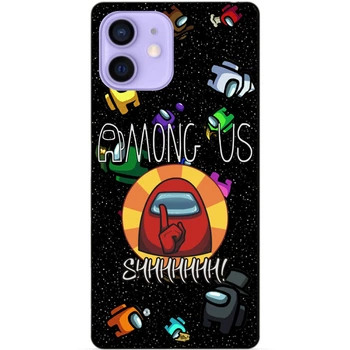 Чехол силиконовый бампер Candy для Iphone 12 с рисунком Among Us Амонг Ас