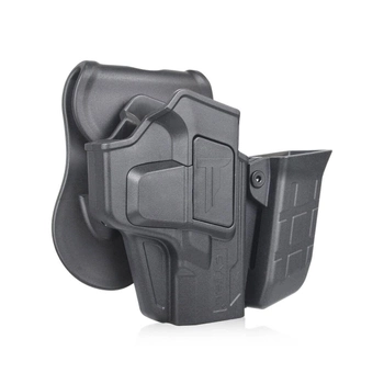 Кобура пластикова R-Defender для Glock 19/23/32 з комбінованим підсумком CY-G19G4SM