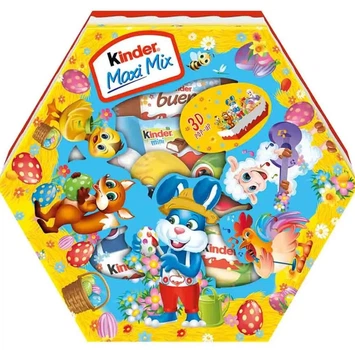 Великодній подарунковий набір Kinder Maxi Mix Easter Nest Minis 143г