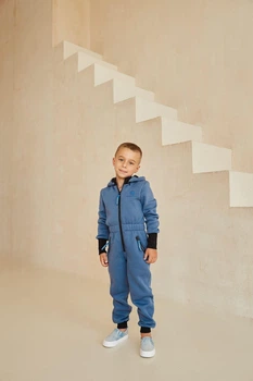 Дитячий комбінезон для хлопчиків MOONSUIT 86 Earth Gray (ch_00008)
