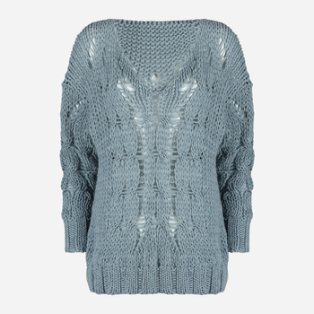 Пуловер жіночий Kamea K.21.606.06 One Size Сірий (5903246742930)