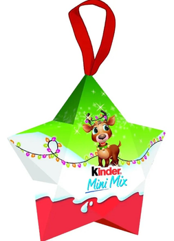 Іграшка на ялинку Kinder Mini Mix Star XMASS 34 г