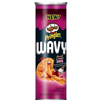 Чипсы Pringles wavy sweet&tangy BBQ 137 г