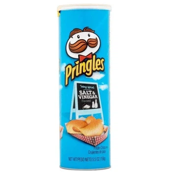 Чипсы Pringles Salt & Vinegar с солью и уксусом 165г