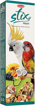Лакомства для взрослых средних и больших попугаев Padovan Stix Fruit 150 г (PP00208)