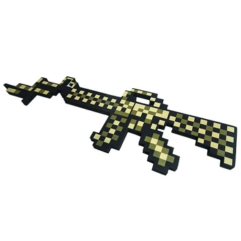 Автомат Minecraft Золотой M16 62.5 см