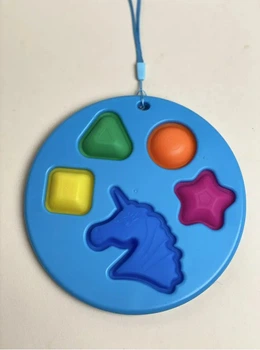 Іграшка Сімпл Дімпл коло з єдинорогом, зірочкою Simple Dimple 15x15 см