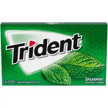 Жевательная резинка Trident spearmint 14 шт