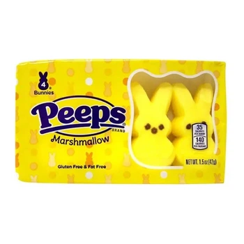 Желтые зайчики с маршмеллоу Peeps Yellow Bunnies 42 г