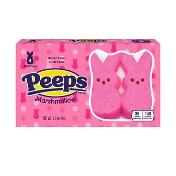 Розовые зайчики с маршмеллоу Peeps Marshmallow Bunnies 42 г