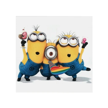 Постер на ПВХ "Minions Three" UkrPoster 2200550033 без рамки 50х50 см