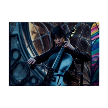 Постер на ПВХ Wednesday With Cello" UkrPoster 2200570054 без рамки 50х70 см