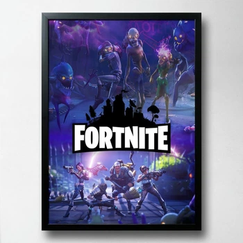 Постер на ПВХ "Fortnite" UkrPoster 2211570058 черная рамка 50х70 см