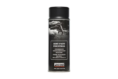Фарба маскувальна - чорна матова Flat Black RAL 9021 [FOSCO]