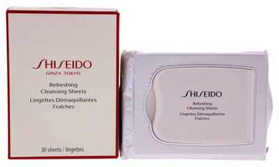 Серветки Shiseido Essential Purness Refreshing Cleansing Sheet для демакіяжу 30 szt (729238141698)