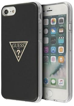 Панель Guess Metallic Collection для Apple iPhone 7/8/SE 2020/SE 2022 Чорний (3700740484814)