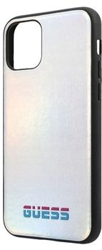 Etui Guess Iridescent do Apple iPhone 11 Pro Max Silver (3700740461532)