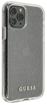 Etui Guess Glitter do Apple iPhone 11 Pro Max Silver (3700740476505)