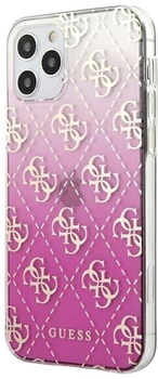 Etui Guess 4G Gradient do Apple iPhone 12 Pro Max Pink (3700740481509)
