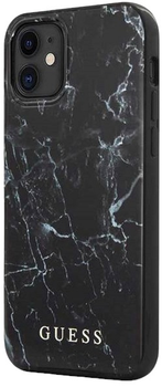 Etui Guess Marble do Apple iPhone 12 mini Black (3700740481660)