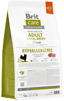 Karma dla psów małych ras Brit Care Dog Hypoallergenic Adult Small Breed hypoalergiczna z jagnięciną 7 kg (8595602566150)