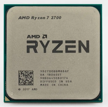 Процессор AMD Ryzen 7 2700 (YD2700BBM88AF) (Socket AM4, 16T, 4.1 ГГц, Tray) Б/у